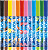 Фломастеры 12 цв. Maped COLOR'PEPS OCEAN LIFE с заблокированным пишущим узлом, суперсмываемые, в пакете с подвесом