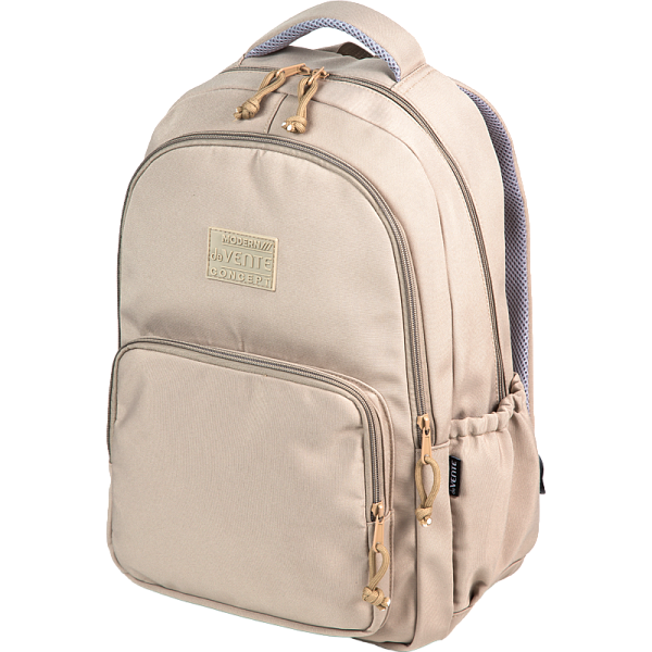 Рюкзак "deVENTE. Modern Concept Soft" подростковый 44x31x18 см (18 л) 500 г, плотный износостойкий нейлон с водоотталкивающей пропиткой, 1 отделение на молнии с уплотненным отделением для ноутбука до 15 дюймов и книг, 1 переднее отделение на молнии, 