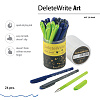 Ручка со стираемыми чернилами "DeleteWrite Art. Гуси" СИНЯЯ 0,5 мм (3 цвета корпуса)