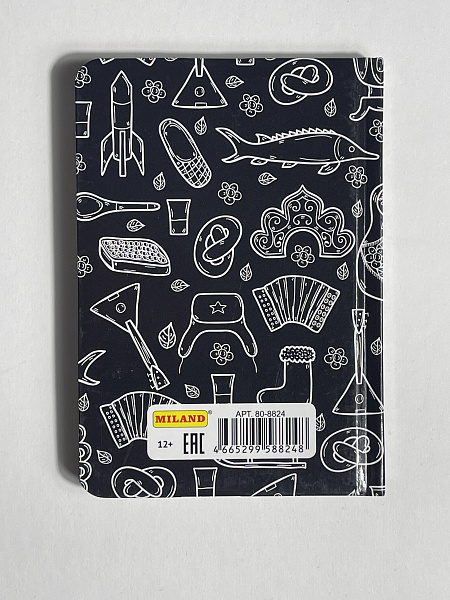 Записная книжка А6 80 л. "АНТИСАНКЦИОННАЯ ЗАПИСНАЯ КНИЖКА" 7БЦ, глянцевая ламинация