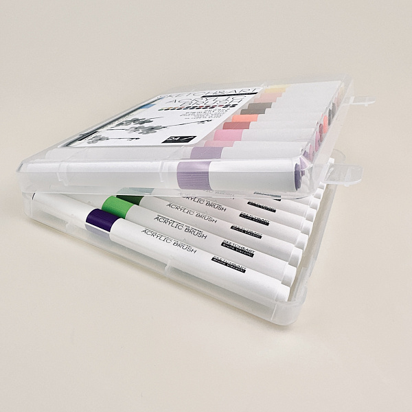 Набор маркеров-кистей акриловых "SKETCH&ART" 24 ЦВ.