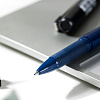 Ручка гелевая 1,0 мм "Deli Upal" корп.синий, чернила син.
