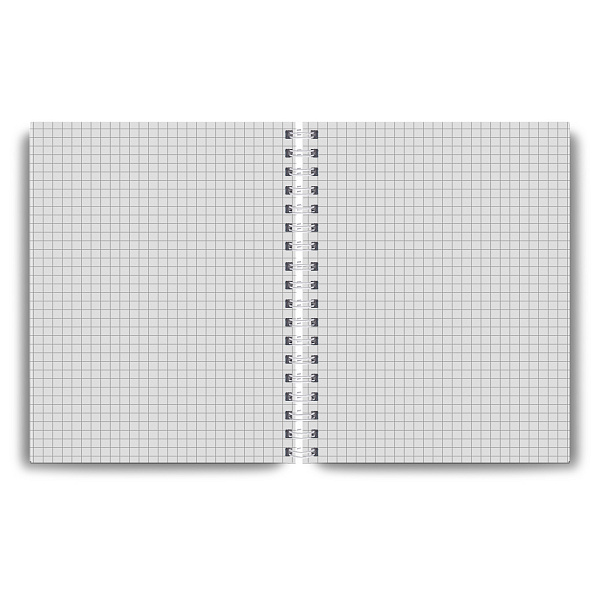 Тетрадь 48 л. кл. на гребне пластик. обложка "Утренний пейзаж, зелёная" ч/б запечат. титульн.лист, 180 мкм., A5 65 г/кв.м , белизна 100%. 01548 "Светоч"