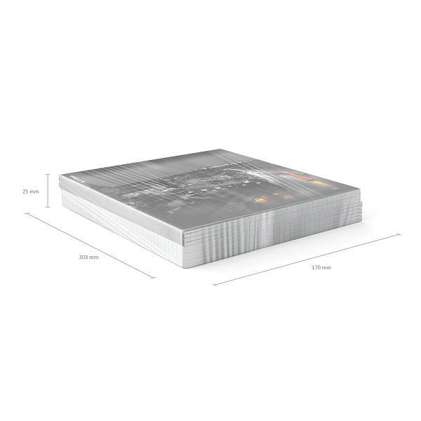 Тетрадь 48 листов в клетку "Urban Lights", глянцевая ламинация ErichKrause   _MIX-PACK