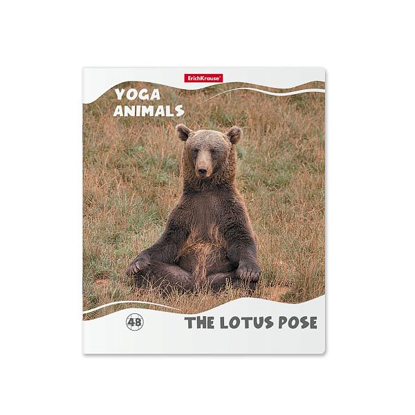 Тетрадь 48 л. кл. "Yoga Style" матовая ламинация ErichKrause _MIX-PACK