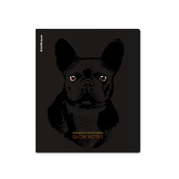 Тетрадь 48 листов в клетку "Gaze", ламинация soft-touch+выборочный УФ-ла ErichKrause_MIX-PACK