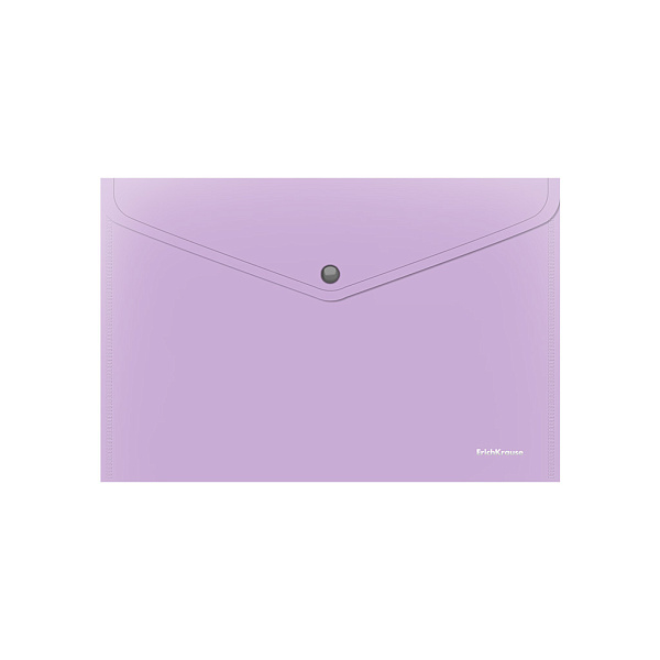 Папка-конверт на кн. ErichKrause Matt Pastel Bloom, A4, непрозрачный, ассорти (в пакете по 12 шт.)