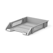 Лоток горизонтальный серый 