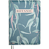 Ежедневник недат. А5 "deVENTE. Botanic" оливковый 272 стр, белая бумага 70 г/м² с оливковым срезом, печать в 2 краски, твердая обложка из искусственной кожи с поролоном, цветная печать, отстрочка, перфорация, закругленные уголки, 2 ляссе, в термоусад