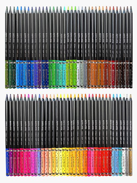 Карандаши 72 цв. ACMELIAE Blackwood Artmate в металлическом футляре