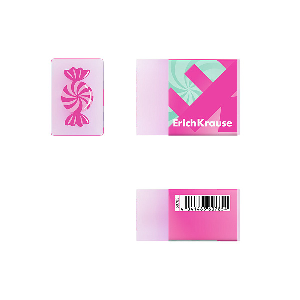 Ластик ErichKrause Candy (в коробке по 36 шт.)