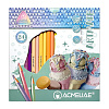Карандаши 24 цв. ACMELIAE Pastel Artmate в картонном футляре,
