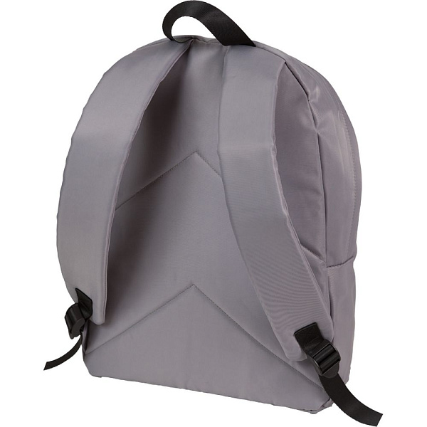 Рюкзак "deVENTE. Color Balance" подростковый 40x29x17 см (14 л) 250 г, нейлон, подклад, 1 отделение на молнии, 1 передний карман, аппликация из каучука, серый