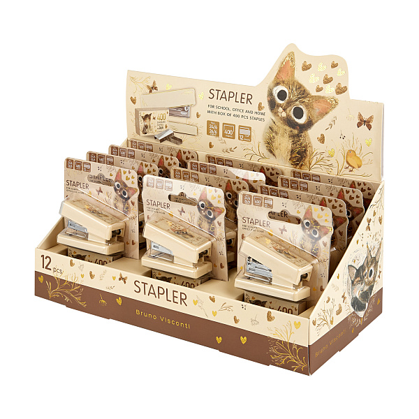 Степлер 24/6&26/6 СО СКОБАМИ "LOVE ME", 400 скоб