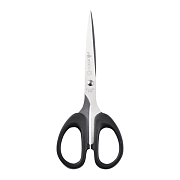 Ножницы канцелярские 18 см, пластиковые ручки, в пластиковом пакете