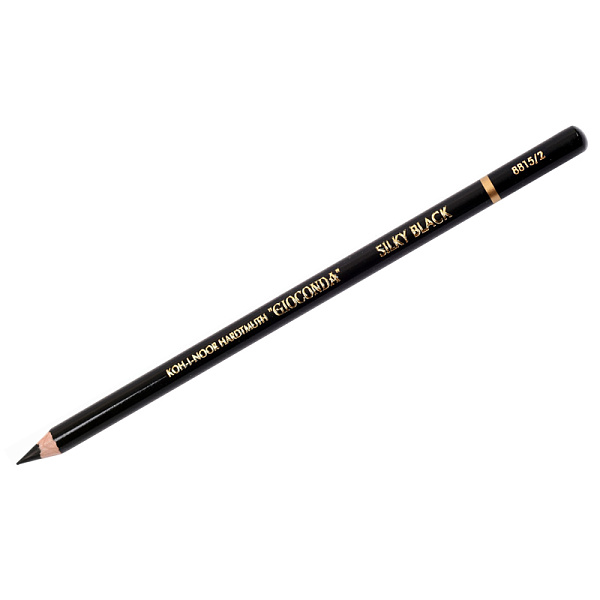 Карандаш художественный чернографитный 4.2 мм, Koh-I-Noor GIOCONDA SILKY 8815 HB, чёрный, L=175 мм