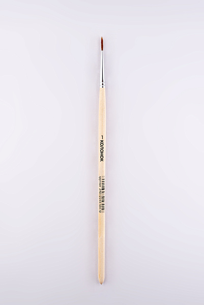 Кисть колонок круглая № 1