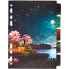 Разделитель листов "deVENTE. Nature" A5 (160x210 мм) ламинированный мелованный картон 210 г/м2, с рисунком, 5 шт, индивидуальная упаковка