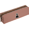 Пенал "deVENTE. Chic Style" 21x6x5 см, прямоугольный, плотная ткань twill, на молнии, с отделкой из клетчатой ткани, с аппликацией из каучука, ассорти 3 дизайна