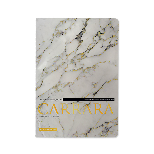 Тетрадь А5 40 л. лин. Bruno Visconti "Carrara",