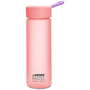 Бутылочка "deVENTE. Pastel" 500 мл, пластиковая, пастельная розовая c сиреневой петелькой 