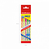 Набор из 4 ручек шариковых ErichKrause Neo® Stick Candy 0.7, Super Glide Technology, цвет чернил синий (в пакете по 4 шт.)