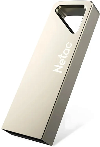 Флеш Диск Netac 64GB U326  USB2.0 серебристый