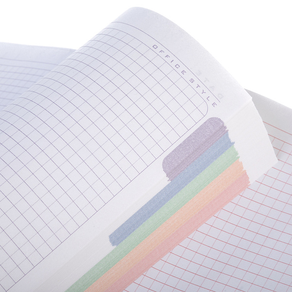 Бизнес-блокнот А5 80 л. кл. Бумвинил METALLIC МЯТА 167х216мм 5-цв. блок тв.переплет тиснение