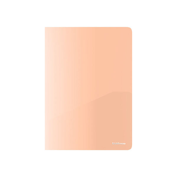 Папка - уголок А4 ErichKrause Matt Pastel Bloom, с 2 карманами, пластиковая, непрозрачный, ассорти (в пакете по 12 шт.)