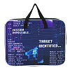 Папка текстильная на молнии ErichKrause с ручками Cyber Game, A4+
