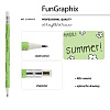 Карандаш цанговый 2 мм с точилкой "FunGraphix. Лето"