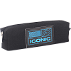 Пенал "deVENTE. ICONIC" черный, 21x6x4 см прямоугольный, плотный износостойкий полиэстер с водоотталкивающей пропиткой, прямоугольный для 30 предметов на молнии, с аппликацией из искусственной кожи, 