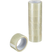 Клейкая лента упаковочная 48мм*32м, 40мкм INDEX ПРОЗРАЧНАЯ (6шт в пленке/72шт в коробке)