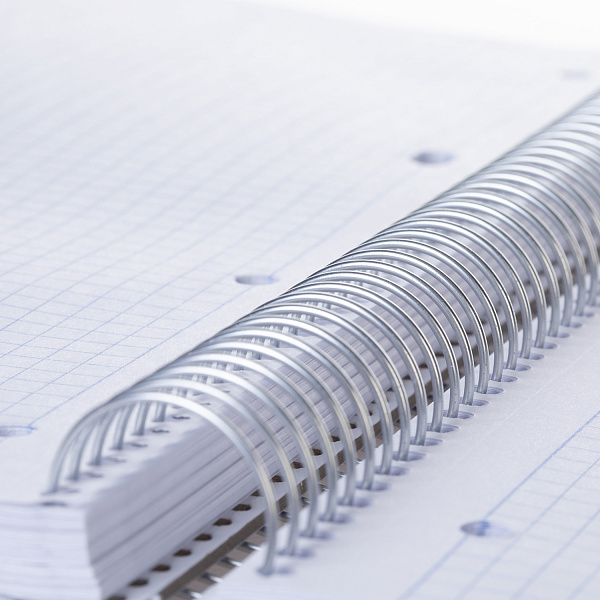 Тетрадь А4 160 листов в клетку твердый переплет на спирали "Особенная весна" 60-65г/кв.м Многоуров.перфорация глянц. ламин.