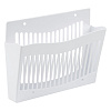 Настенный лоток для бумаг СТАММ, пластик, вмещает 400 листов, белый