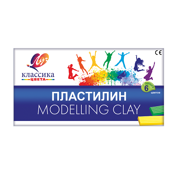 Пластилин 6 цв. Луч "Классика" (Детство)