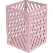 Подставка для пишущих принадлежностей "deVENTE. Pastel" 7,2x7,2x10 см, квадратная, метал., пастельно-розовая, в картонной коробке