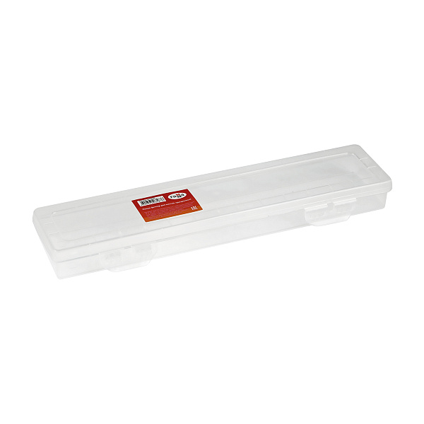 Пенал-футляр для кистей Гамма, 350 x 90, пластиковый, прозрачный