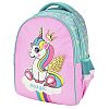 Рюкзак Hatber PRIMARY SCHOOL -ЕДИНОРОГ-ПРИНЦЕССА- 38,5Х26Х17СМ полиэстер светоотраж. 2 отделения 2 кармана и 1 потайной на спинке