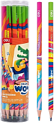Карандаши 28 цв. Deli Colorwow 3мм трехгран. туба