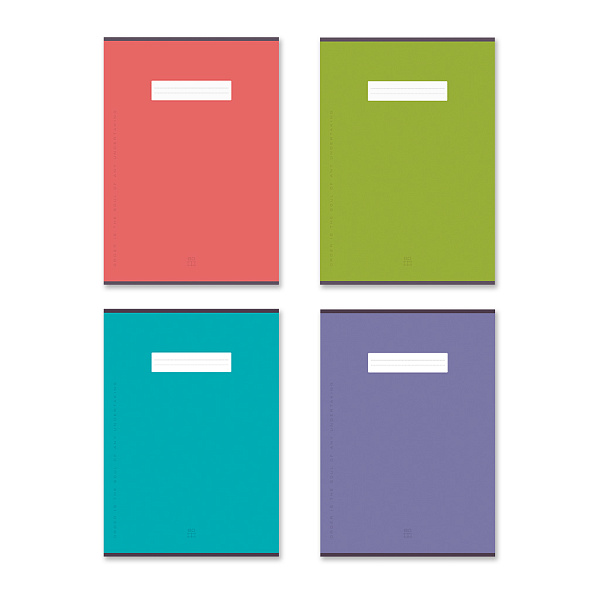 Тетрадь 60 л. кл. "Unicolor Bright", B5, на скобе ErichKrause  MIX-PACK