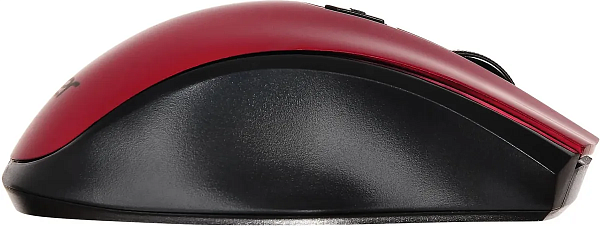 Мышь Acer OMR032 черный/красный оптич. 1600dpi беспров. USB 4but 
