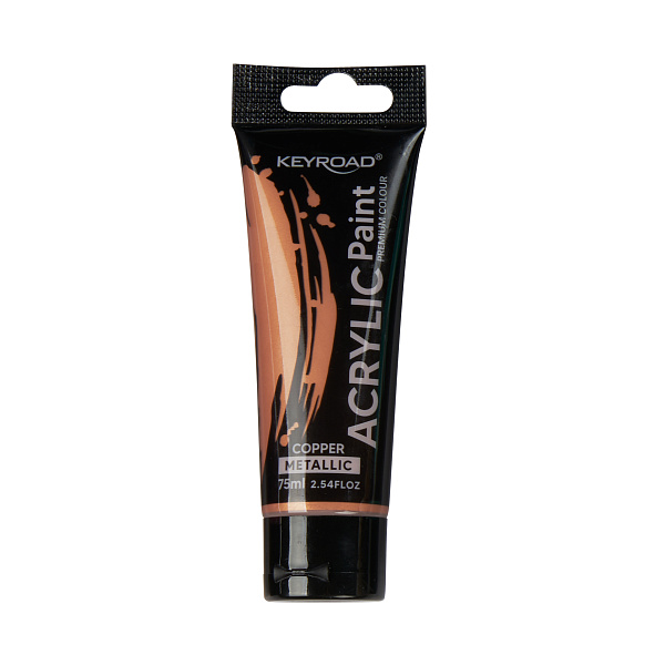 Акрил 75 мл туба KEYROAD художественный медный