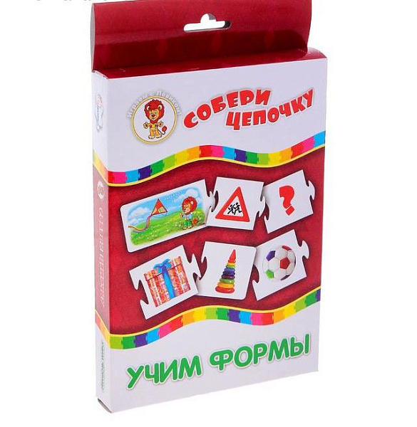 Развивающая игра АССОЦИАЦИИ-ЦЕПОЧКОЙ. Учим формы