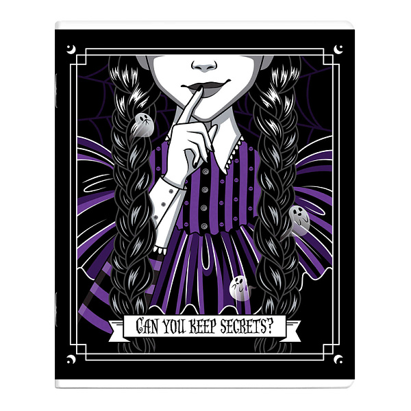 Тетрадь 48 л. кл. "МИЛАЯ ГОТИКА" мягкий переплёт (2 скобы), обложка - выборочный ТВИН лак, мелованный картон 190 г/м², Упаковка Ассорти/