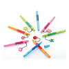 Ручка шариковая "deVENTE. Study Pen" обучающая письму, для правшей, d=0,7 мм, с каучуковым держателем и подвеской, сменный стержень, с индивидуальной маркировкой, синие чернила