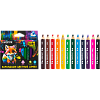 Карандаши 12 цв. "deVENTE.Triolino Ultra 4М.KIDS" 4М, утолщ. кор. 10 мм, d гр 5 мм, длина корп. 89мм