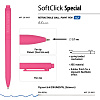 Ручка шариковая автомат. 0,7 мм "SoftClick.SPECIAL", синяя