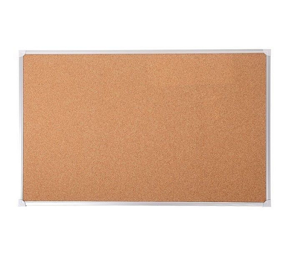 Пробковая доска 90x120 см, в алюминиевой раме