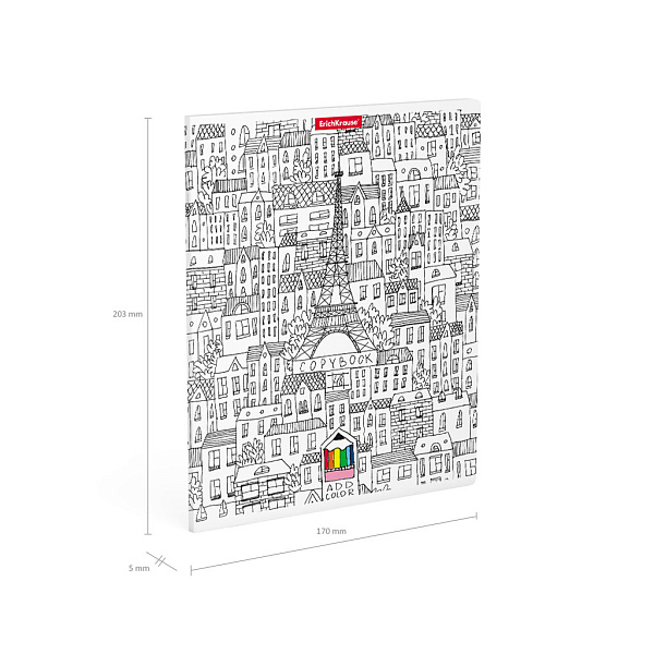 Тетрадь 48 л. кл. "Add Color. Voyage" ErichKrause 